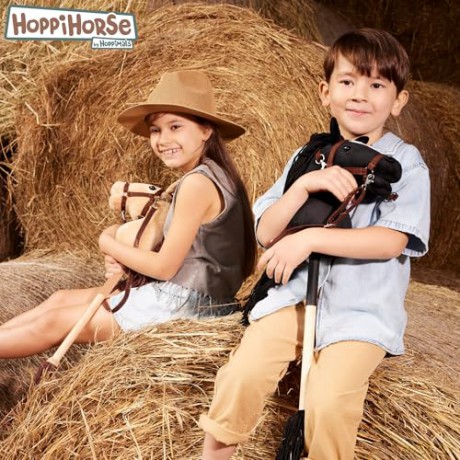 Koń na kiju Hobby Horse HOPPIHORSE A4 Chestnut - brąz, maść kasztanowata