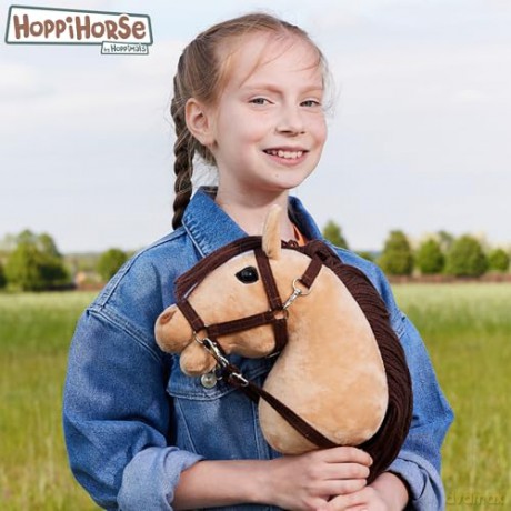 Koń na kiju Hobby Horse HOPPIHORSE A4 Chestnut - brąz, maść kasztanowata