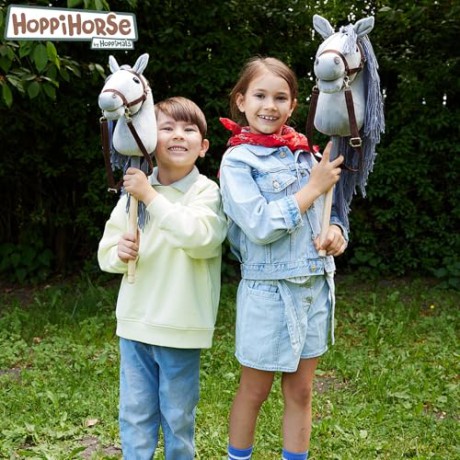 Koń na kiju Hobby Horse HOPPIHORSE A4 Chestnut - brąz, maść kasztanowata