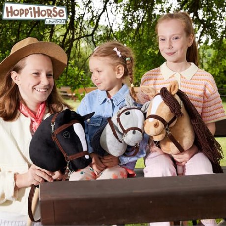 Koń na kiju Hobby Horse HOPPIHORSE A4 Chestnut - brąz, maść kasztanowata