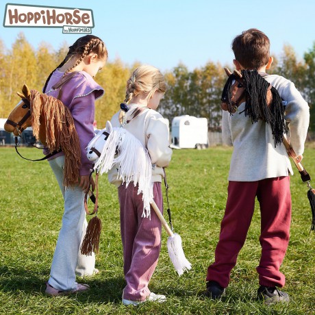 Koń na kiju Hobby Horse HOPPIHORSE A4 Chestnut - brąz, maść kasztanowata