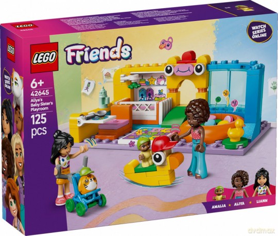 LEGO Friends Pokój zabaw młodszej siostry Aliyi (42645) [KLOCKI]