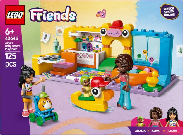 LEGO Friends Pokój zabaw młodszej siostry Aliyi (42645) [KLOCKI]