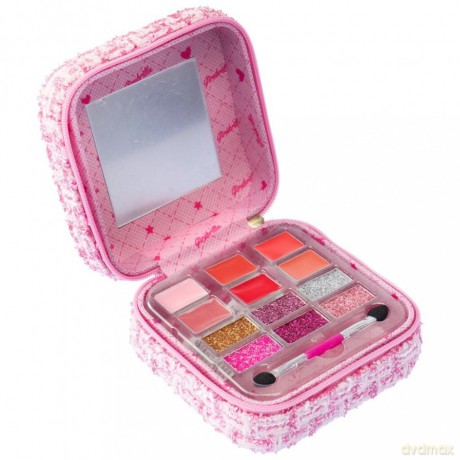 Mini walizeczka make up jasny róż