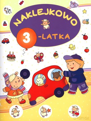 Naklejkowo 3-latka - Elżbieta Lekan [KSIĄŻKA]