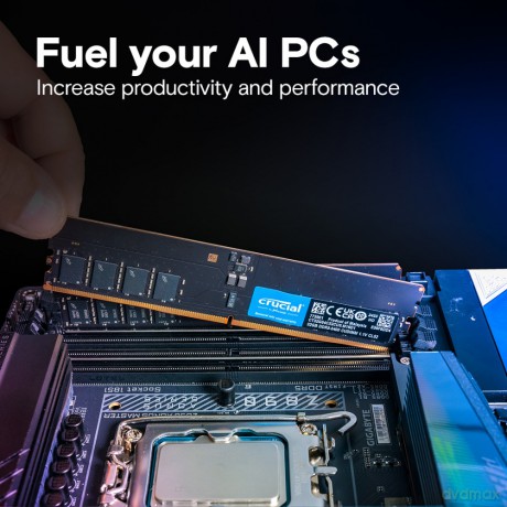 Pamięć DDR5 16GB/6400 CL52 CUDIMM