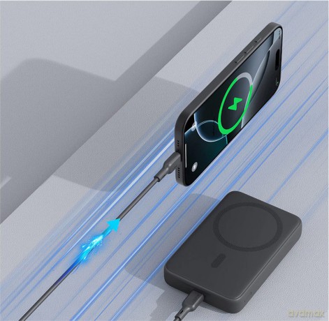 PB-MS04 Gray Qi2 MagSafe PowerBank 10000mAh 20W PD