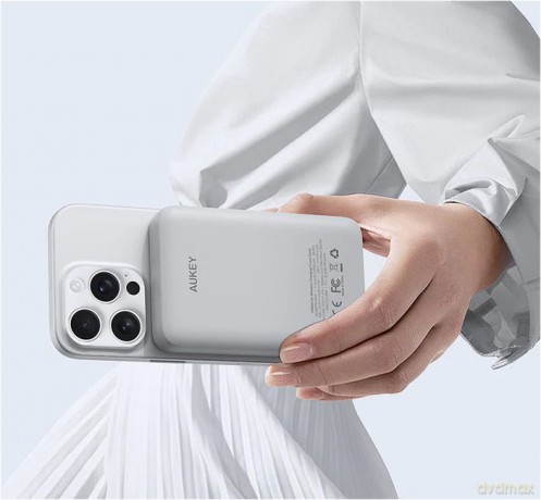PB-MS04 White Qi2 MagSafe PowerBank 10000mAh 20W PD