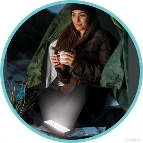 Powerbank P10 LCDPD 10 000mAh LAMP z funkcją mocnego źródła światła, moc wyjściowa 22,5W Port Delivery (PD20W)
