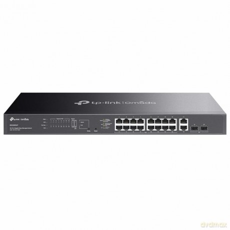 Przełącznik Omada 20-Port GB Easy Managed Switch with 16-Port PoE+ PORT: 16× Gigabit PoE+ Ports, 2x Gigabit Non-PoE Ports, 2× Gigabit SFP Ports