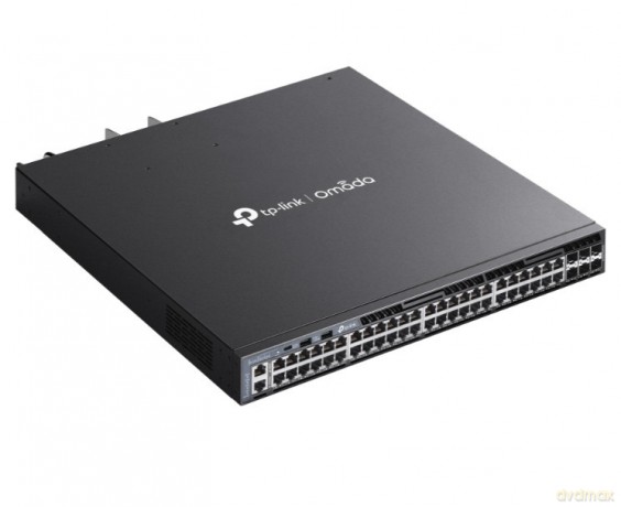 Przełącznik Omada 48-Port Gb Stackable Lite L3 Managed with 4 PORT: 24× Gigabit RJ45 Ports, 4× 10G SFP+ Slots, RJ45/USB Type C Console Port