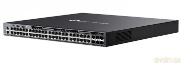 Przełącznik Omada 48-Port Gb Stackable Lite L3 Managed with 4 PORT: 24× Gigabit RJ45 Ports, 4× 10G SFP+ Slots, RJ45/USB Type C Console Port