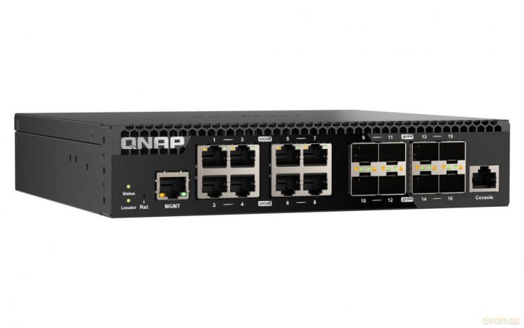Przełącznik zarządzany sieciowo QSW-M3216R-8S8T-EU 8x 10GbE RJ45 8x10GbE SFP+