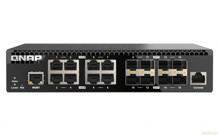 Przełącznik zarządzany sieciowo QSW-M3216R-8S8T-EU 8x 10GbE RJ45 8x10GbE SFP+