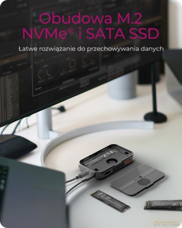 Slot na NVMe+SATA IB-DK4071M-CU31 7w1