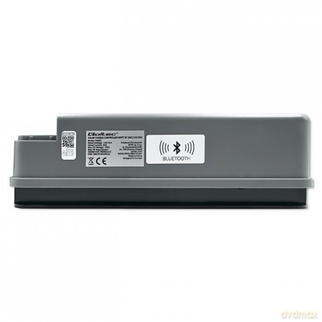 Solarny regulator ładowania MPPT z czujnikiem temperatury 30A | 12V/24V | LCD | 2xUSB | Bluetooth | APP | GEL | LiFePO4