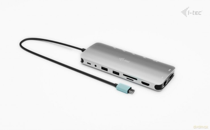 Stacja dokująca USB-C Metal Nano 3x Display Dock 2x HDMI 1x USB-C video Power Delivery 140W + i-tec Universal Charger 140 W