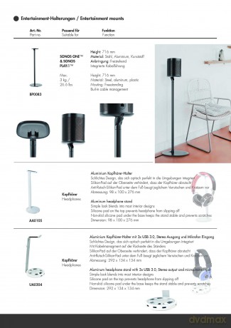 Uchwyt na monitor 13-27 cali, aluminium