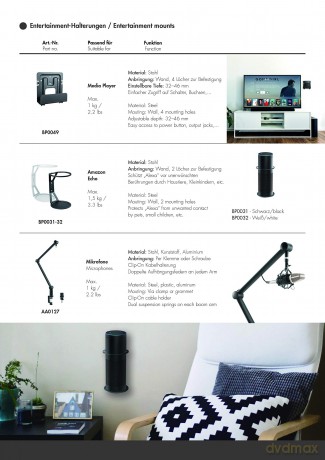 Uchwyt na monitor 13-27 cali, aluminium