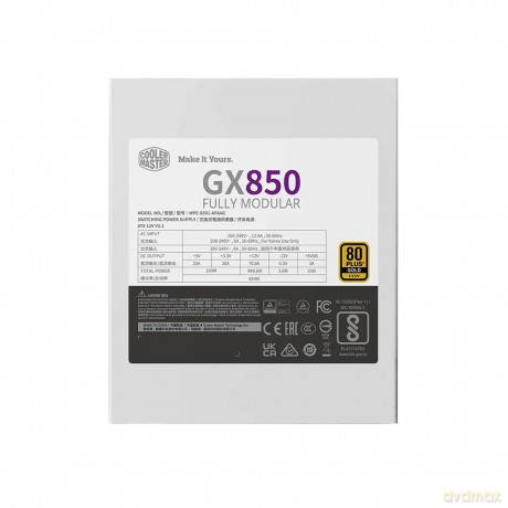Zasilacz MWE GOLD 850 V2 ATX 3.1 WHITE EDITION, 80+ GOLD