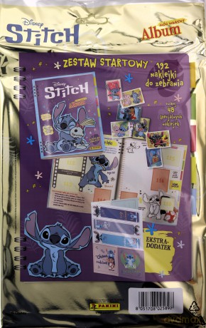 Album kolekcjonera z naklejkami Stitch