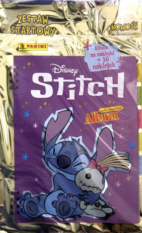 Album kolekcjonera z naklejkami Stitch