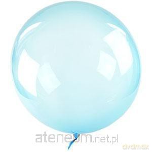 Balon Bubble niebieski
