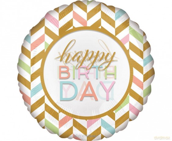 Balon foliowy Celebration Jumbo pastel 71x71 cm