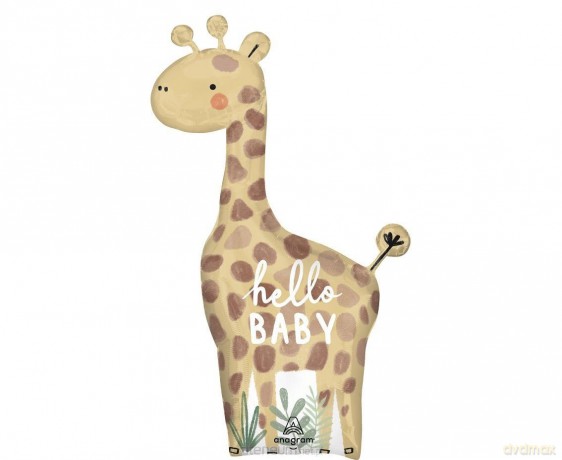 Balon foliowy helowy Soft jungle Baby