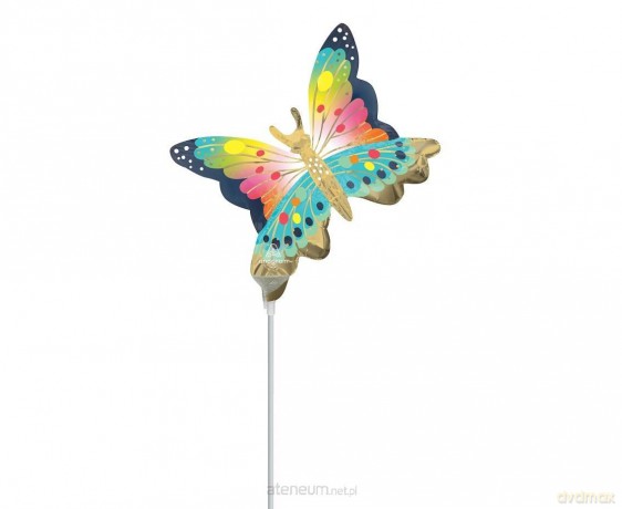 Balon foliowy kolorowy motyl