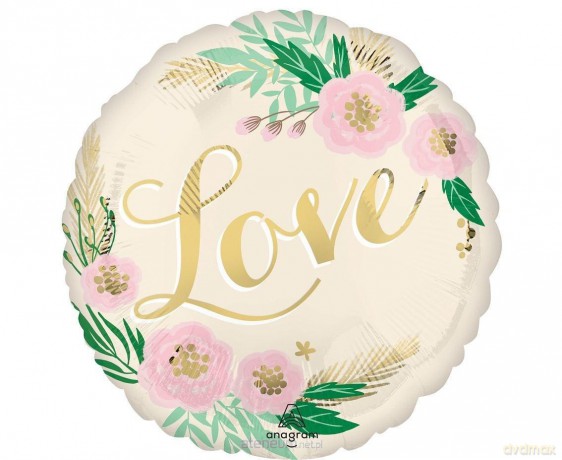 Balon foliowy Natural wedding 46 cm