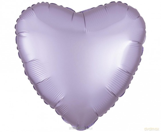 Balon foliowy Serce Satin Luxe Pastel Lilac