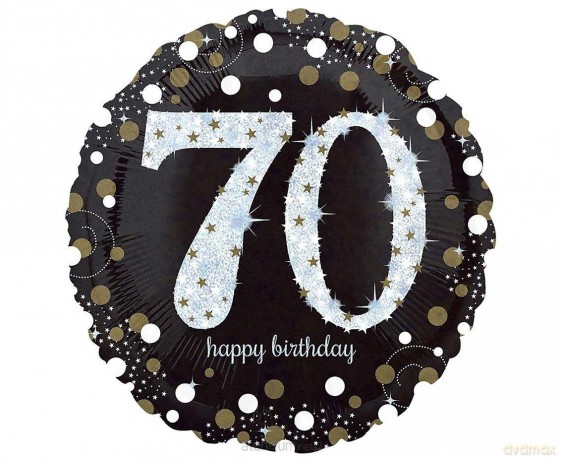 Balon foliowy Sparkling Birthday 70 43 cm