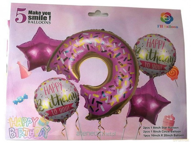 Balony foliowe donut