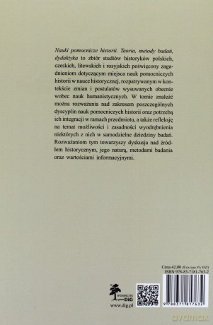 Nauki pomocnicze historii. Teoria, metody badań, dydaktyka - Aleksandra Jaworska (red.), Robert Jop (red.) [KSIĄŻKA]