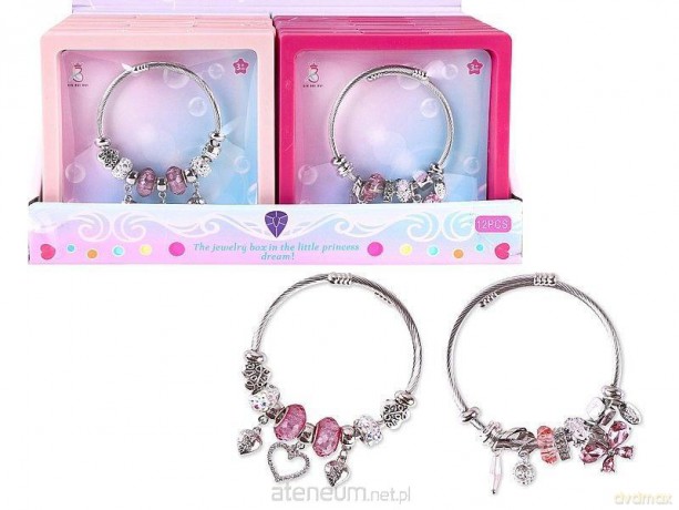 Bransoletka z aplikacjami charms MIX