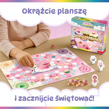 Ciasteczkobranie Koci Domek Gabi TREFL [GRA PLANSZOWA]