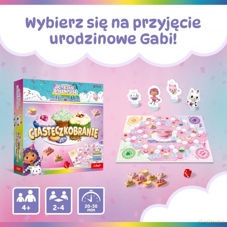 Ciasteczkobranie Koci Domek Gabi TREFL [GRA PLANSZOWA]