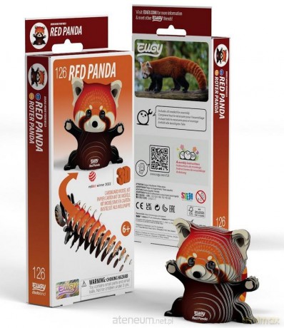 Czerwona Panda Eugy. Eko Układanka 3D