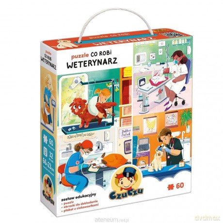 CzuCzu Puzzle Co robi weterynarz 4+ [PUZZLE]