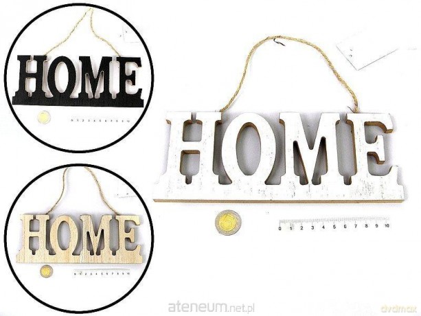 Dekoracja drewniana wisząca napis Home MIX