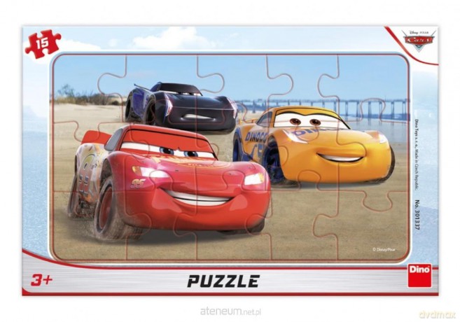 DINO 15 el. ramkowe Auta Cars Wyścig [PUZZLE]