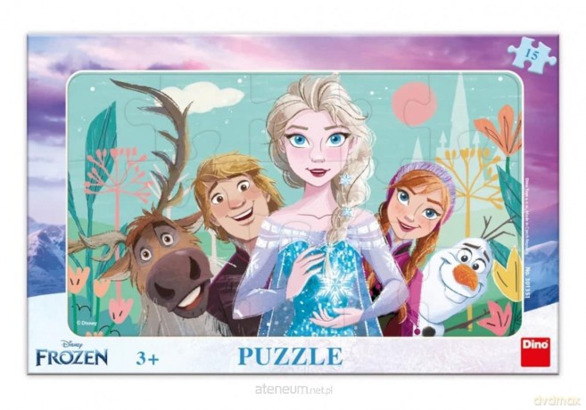 DINO 15 el. ramkowe Kraina Lodu Frozen II Rodzina [PUZZLE]