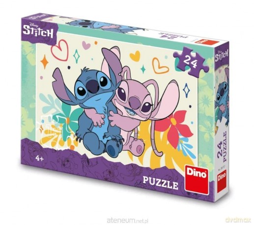 DINO 24 el. Stitch i Angel [PUZZLE]