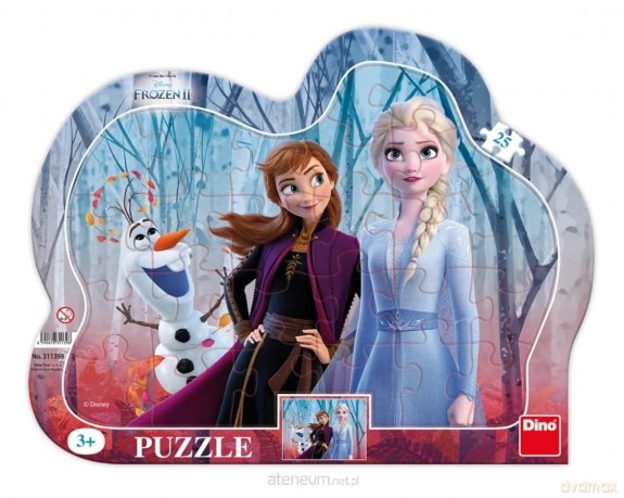 DINO 25 el. ramkowe Kraina Lodu Frozen II Przyjaciel [PUZZLE]