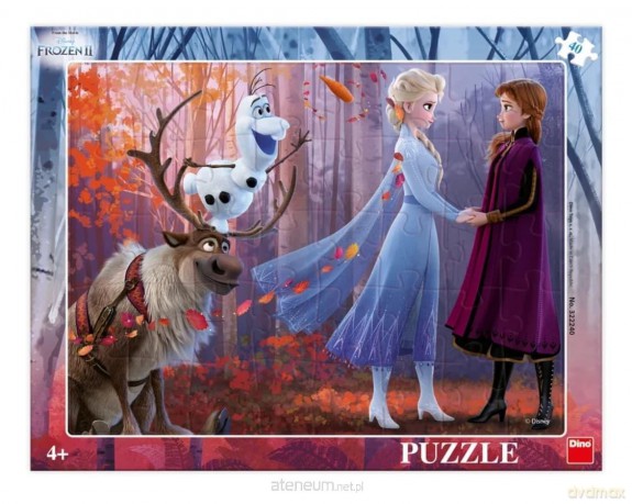 DINO 40 el. ramkowe Kraina Lodu Frozen Siostry [PUZZLE]