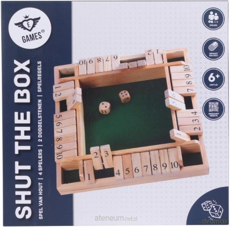 Gra w kości Shut The Box [GRA PLANSZOWA]