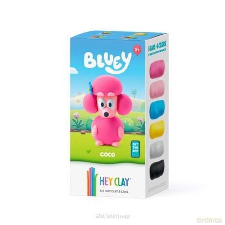 Hey Clay - Figurka Bluey Coco + akcesoriami 5pak