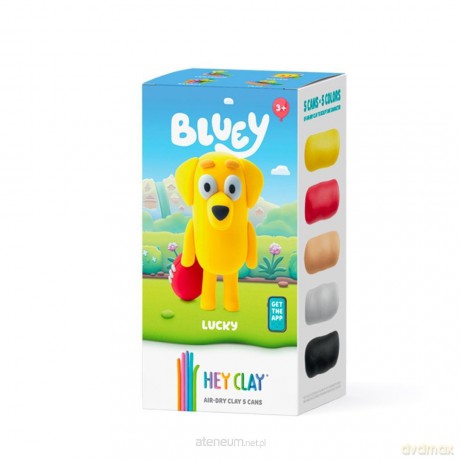 Hey Clay - Figurka Bluey Lucky + akcesoriami 5pak
