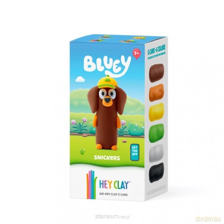 Hey Clay - Figurka Bluey Snickers + akces 5pak